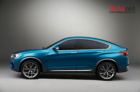 BMW X4 concept có thiết kế tương đồng với đàn anh X6