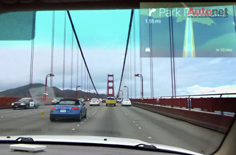 Sắp tới tài xế Mercedes có thể xem chỉ dẫn đường đi ngay trên Google Glass