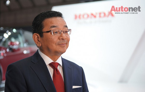 Chủ tịch Honda Takahiro Hachigo cũng có mặt tại sự kiện