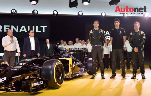 Renault cũng công bố 3 tay đua mới sẽ tham gia đội đua F1 Renault trong năm 2016
