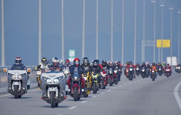 Đoàn biker 4 nước: Việt Nam, Thái Lan, Maylaysia, Indonesia bắt đầu trải nghiệm Honda Asian Journey 2016