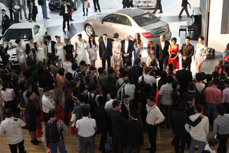 Dàn ngôi sao của Mercedes-Benz tại triển lãm