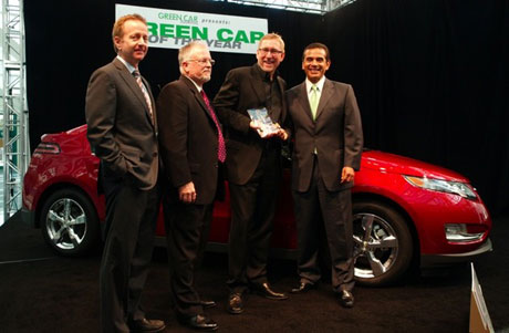 Chevrolet Volt giành giải Xe xanh của năm