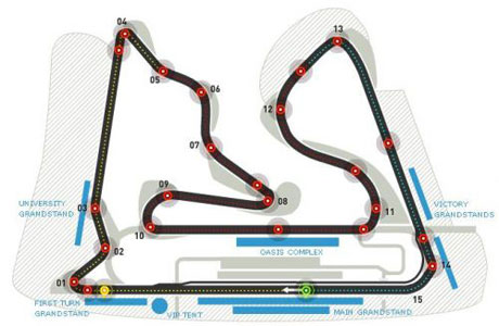 Điểm mới trong lịch thi đấu F1 2011