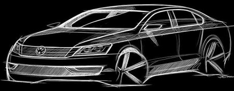 Mẫu xe mới VW dự định công bố trong Detroit Auto Show 2011
