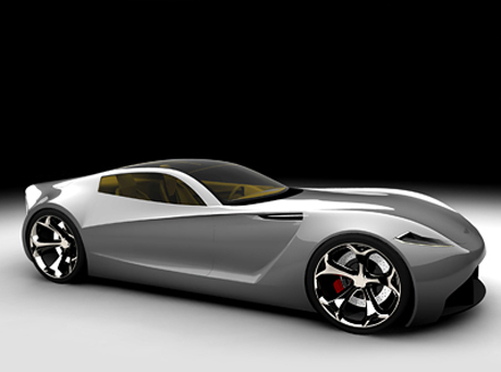 Aston Martin DB-One Concept 2007. Ảnh minh họa 