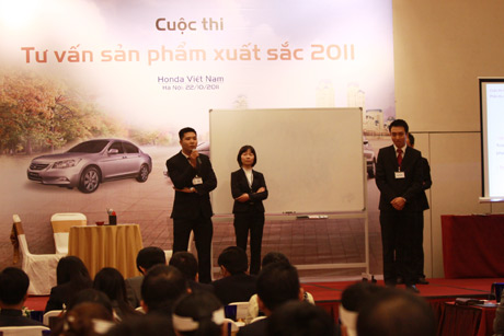 Honda VN tổ chức cuộc thi “Tư vấn sản phẩm xuất sắc 2011”