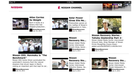 Nissan tung ứng dụng Global app cho iPad