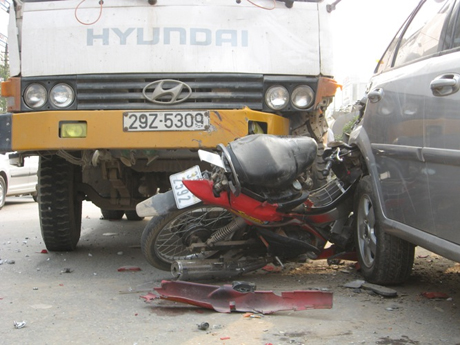 Năm 2011 số vụ tại nạn giao thông xảy ra khá nhiều