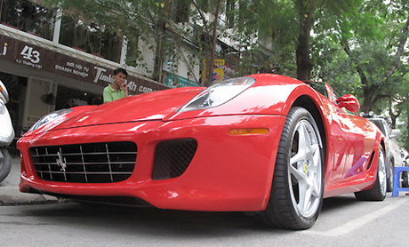Ferrari 599 GTB xuất hiện tại Hà Nội năm 2009