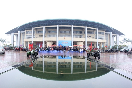 Lễ ra mắt CLB mô tô Bắc Ninh được tổ chức tại Nhà văn hóa thi đấu đa năng thành phố