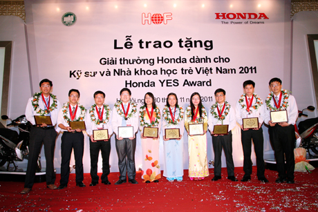 HVN khởi động- Giải thưởng Honda YES 2012