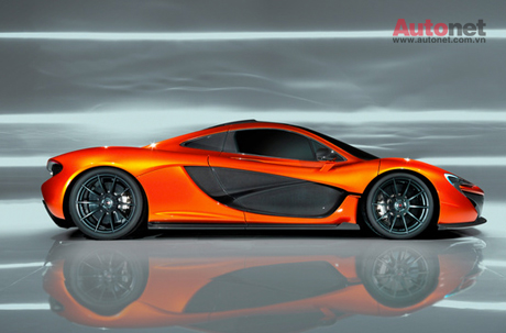 Màu cam chủ đạo trên P1 cũng là màu truyền thống xuất hiện trên nhiều mẫu xe McLaren 