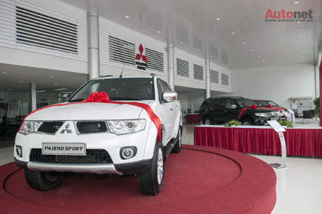Đại lý Mitsubishi Hanoi Auto có tổng diện tích mặt bằng 2.300m2
