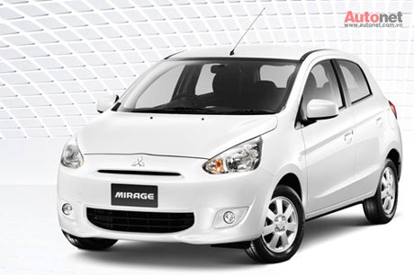 Mẫu xe nhỏ hoàn toàn mới mang tên Mirage của Mitsubishi sẽ góp mặt tại Vietnam motorshow 2012