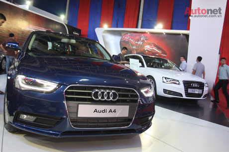 Một góc gian hàng Audi tại Vietnam Moto Show 201