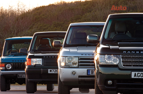 Gia đình Range Rover trước khi phiên bản 2013 ra đời