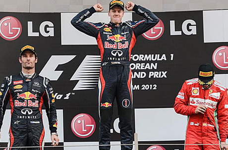 Vettel giành chiến thắng ở Hàn Quốc: