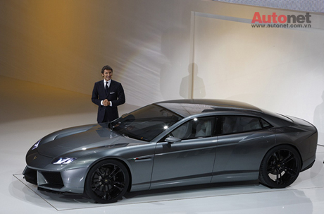 Estoque - chiếc concept 4 cửa 4 chỗ ngồi của Lamborghini xuất hiện tại triển lãm Paris Motorshow 2008