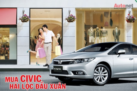 Honda Việt Nam- Mua Civic hái lộc đầu xuân