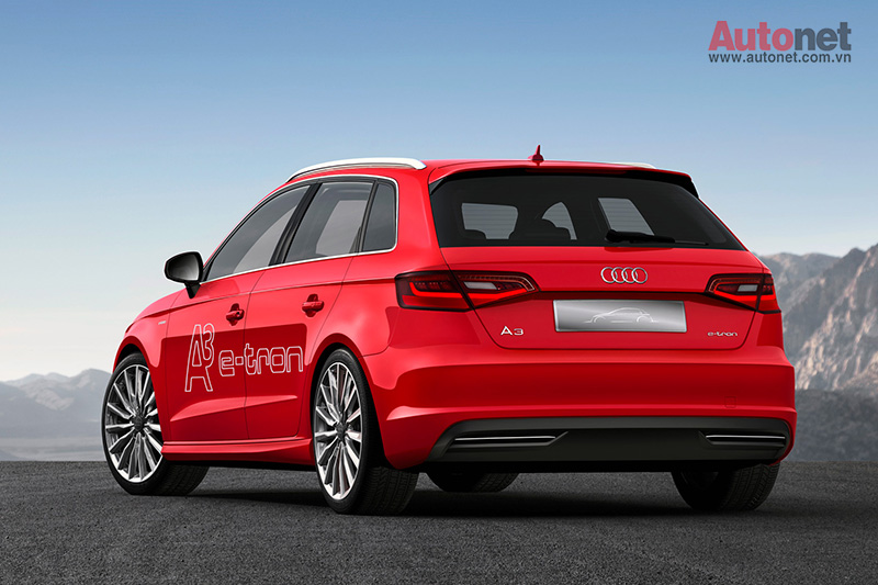 Audi A3 e-tron hybrid: xe sang tiết kiệm nhiên liệu