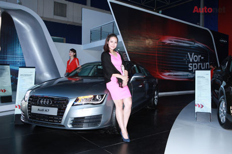 Hoa hậu Ngô Phương Lan – Audi A7 chiếc sedan tiện nghi, sang trọng