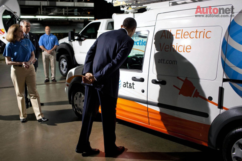 Tổng thống Obama rất quan tâm tới công nghệ sạch trên xe hơi