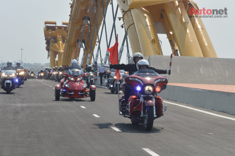 Hàng trăm xe PKL đổ về Đà Nẵng dự Đại hội môtô