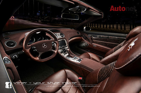 Mercedes-Benz R230 độ nội thất cực chất