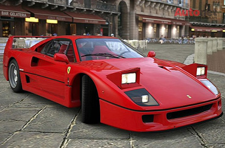 Paolo lấy cảm hứng thiết kế từ siêu xe F40 của Ferrari