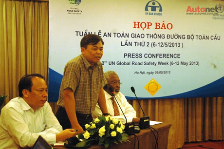 Phó Chủ tịch chuyên trách Ủy ban ATGT Quốc gia Nguyễn Hoàng Hiệp 