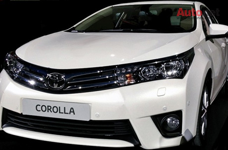 Hình ảnh được cho là của Corolla 2014, xe có nhiều điểm tương đồng với Furia concept