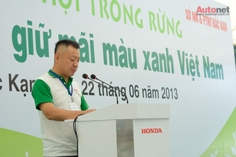 TGĐ Honda Việt Nam phát biểu tại buổi lễ