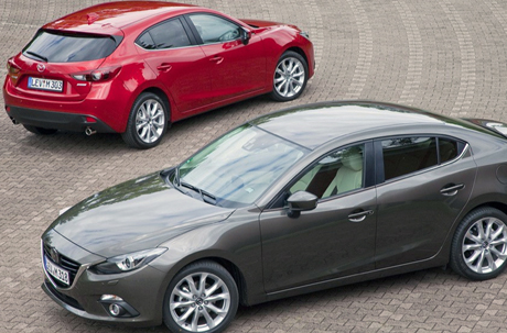 Những hình ảnh của Mazda3 được đăng tải trên một trang web của Nga
