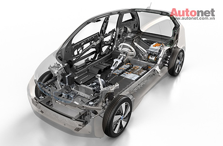 BMW i3 có tỉ lệ phân phối trọng lượng hoàn hảo
