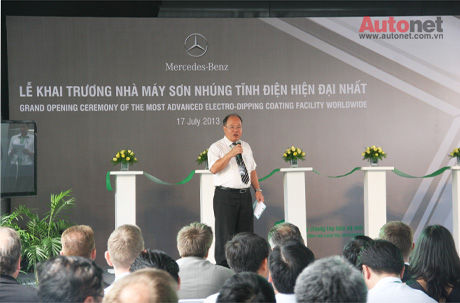 Mercedes VN khai trương nhà máy sơn hiện đại