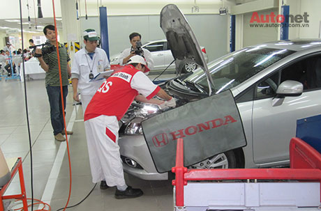 Hội thi tay nghề xuất sắc của Honda Việt Nam 2013