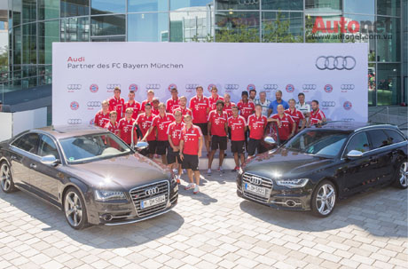 Buổi lễ giao xe Audi giữa Audi và Bayern Munich
