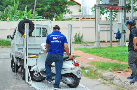 Việt Nam: Đã có dịch vụ cứu hộ cho xe máy 24/24h