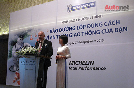 TGĐ Michelin Việt Nam chia sẻ: Bảo dưỡng lốp đúng cách giúp mang lại sự an toàn, quãng đường đi xa hơn.