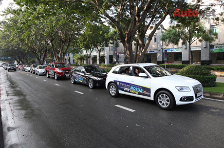 15 thương hiệu xe hơi tham dự triển lãm cùng diễu hành trên hố Sài Gòn