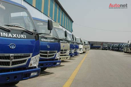 Vinaxuki mới đưa được ra thị trường các mẫu xe tải, bán tải