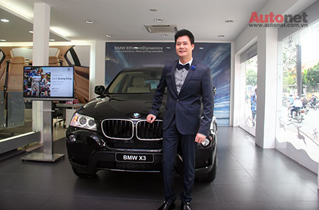 Quang Dũng chọn BMW X3 làm bạn đồng hành mới