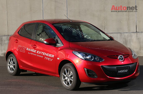 Mazda2 RE Range Extender nằm trong chiến lược phát triển xe điện dành cho Mỹ 
