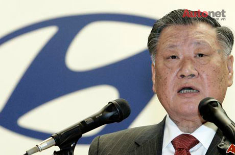 CEO của tập đoàn Hyundai Kia, ông Chung Mong Koo