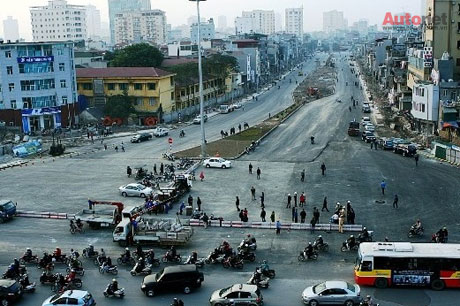 Hà Nội: Phân luồng tuyến Ô Chợ Dừa – Hoàng Cầu