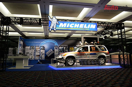 Gian hàng của Michelin tại Detroit