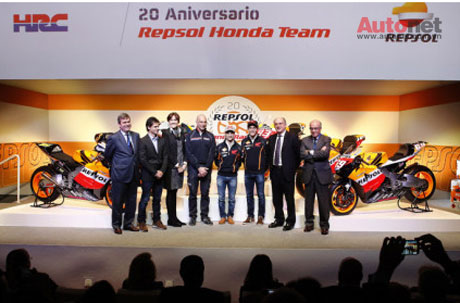 hai tay đua chính của Honda Repsol cho mùa giải MotoGP 2014