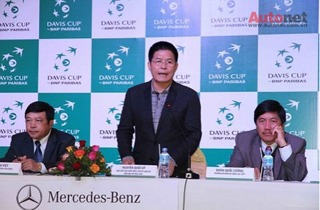 Đội tuyển Davis Cup Việt Nam sẽ mang tên Davis Cup Mercedes Benz Việt Nam