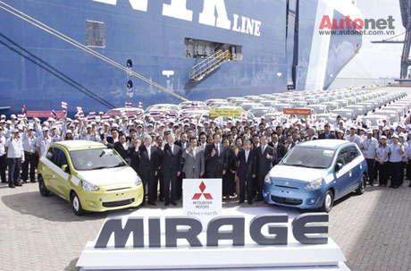 Mitsubishi xuất xưởng 200.000 chiếc Mirage/2 năm